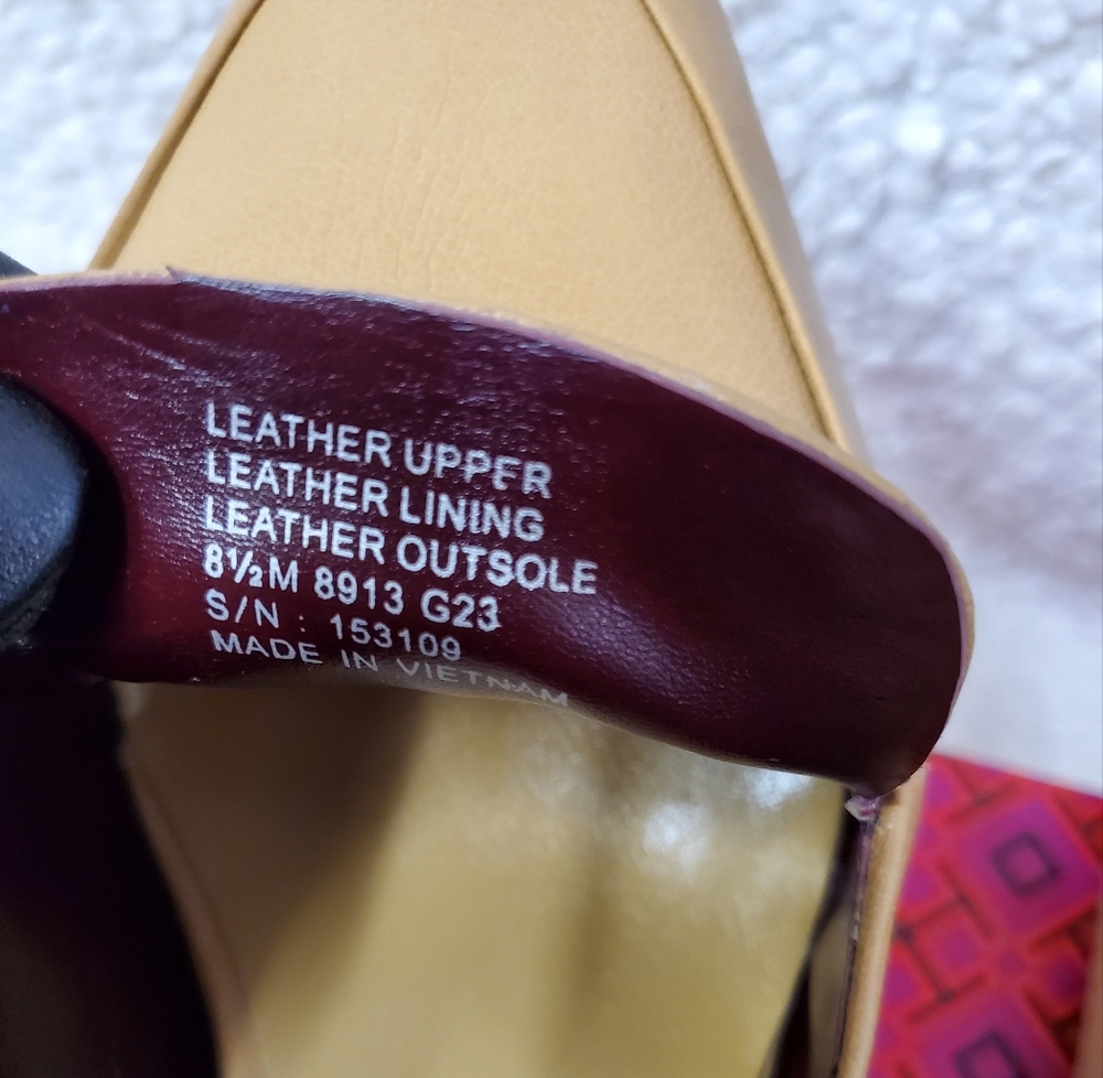 Tory Burch Jessa 45MM Leather Heeled Loafers - Picture 12 of 14